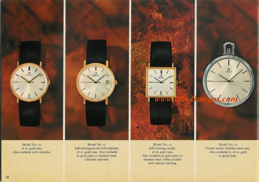 An Omega catalogue from (July) 1965
