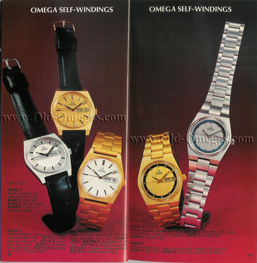 An English Omega Catalogue from 1974