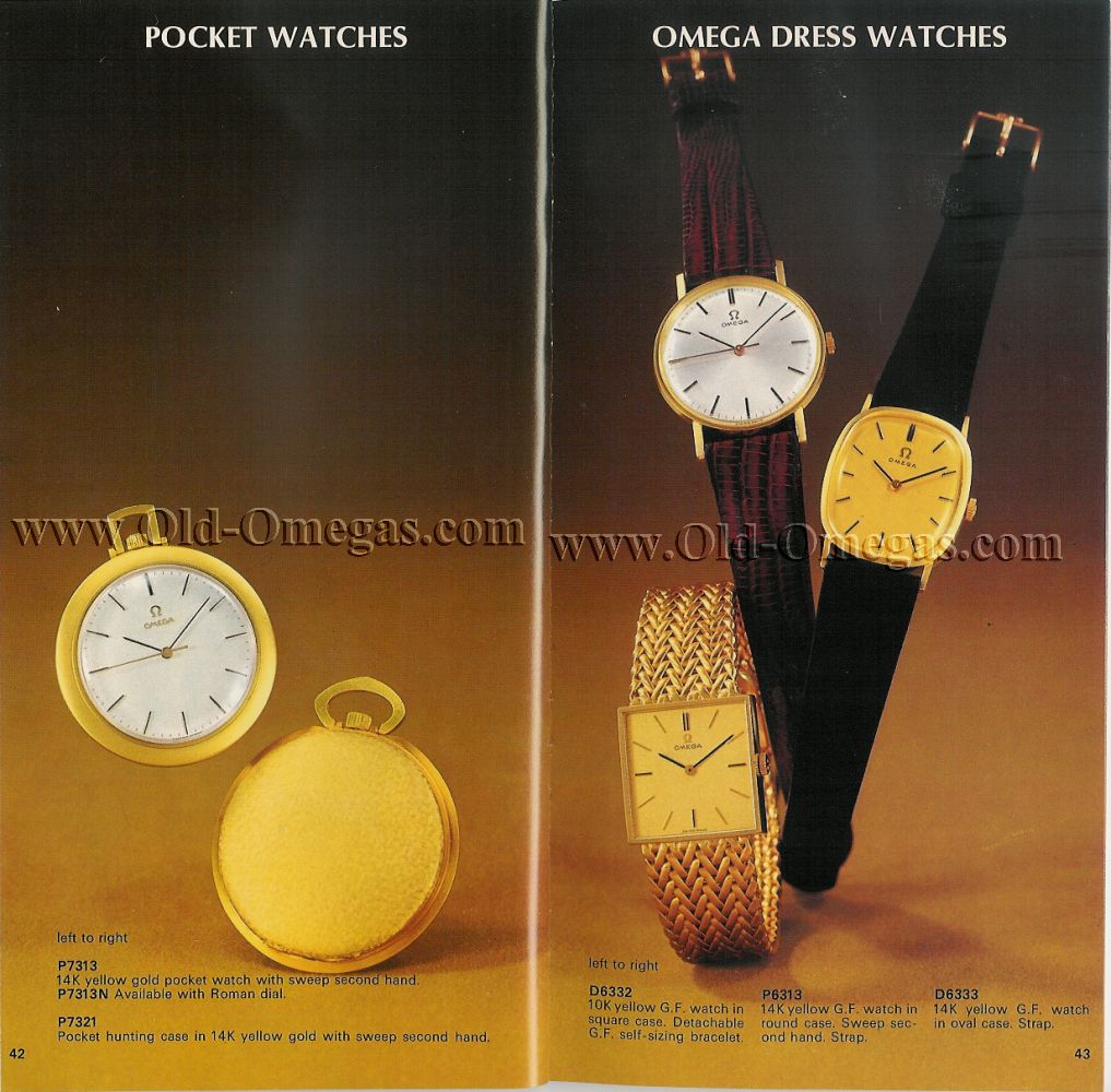 An English Omega Catalogue from 1974