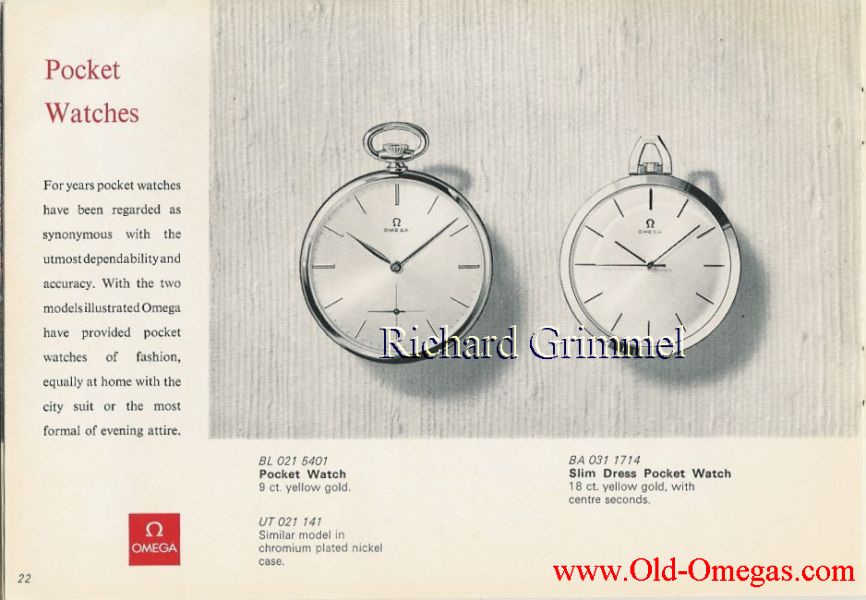 A UK Omega catalogue from 1966