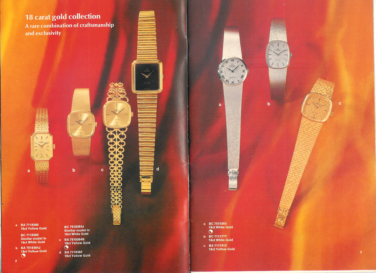 A UK Omega catalogue from 1974