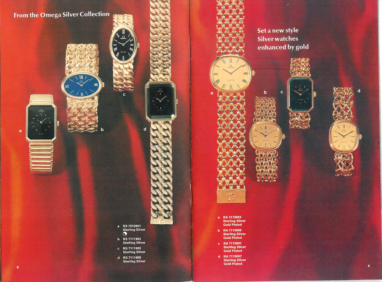 A UK Omega catalogue from 1974