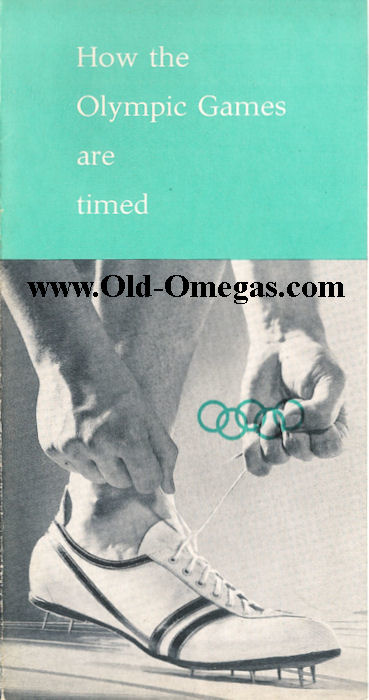 An Omega brochure for the Seamaster XVI from 1956