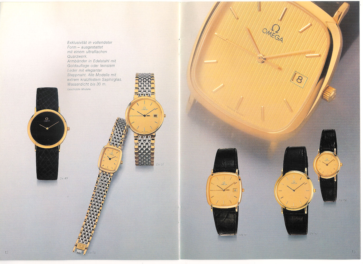 A German Omega catalogue from 1989