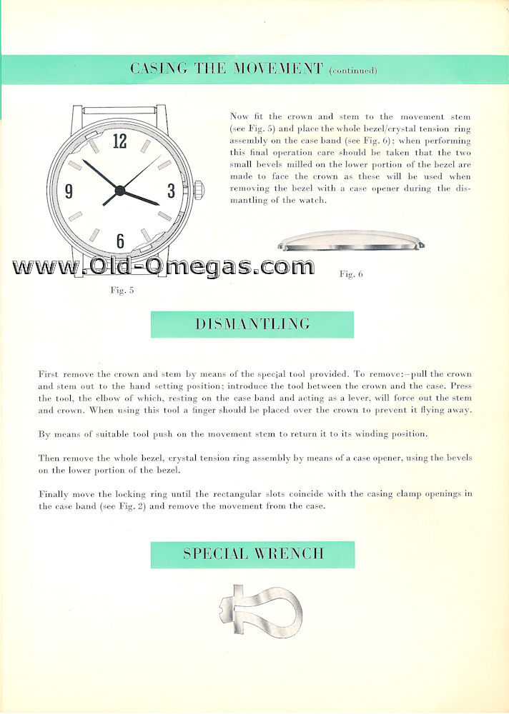 Omega Technical Manual 23 from 1961